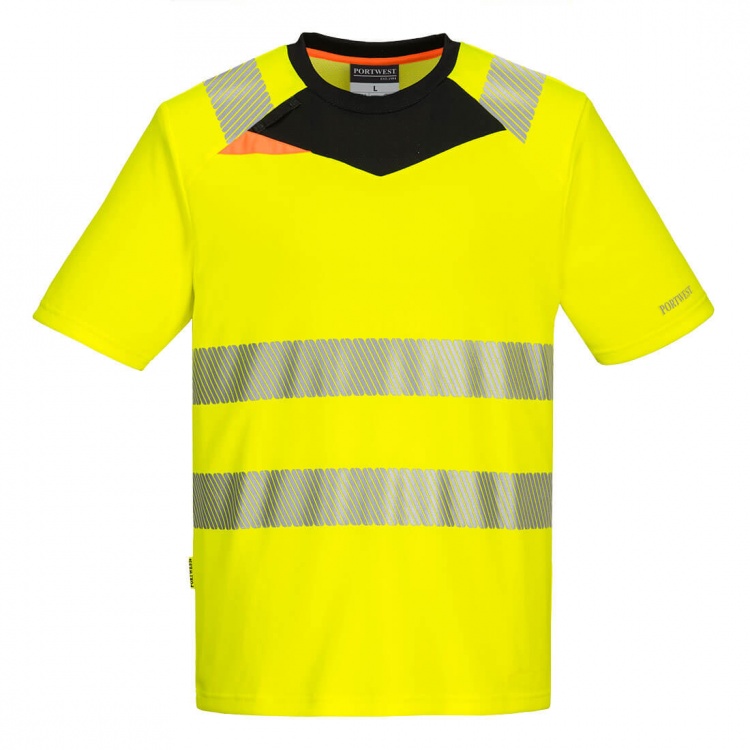 Portwest DX413 - DX4 Hi-Vis Active Fit T-Shirt S/S 150g